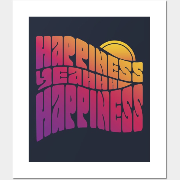 Happiness Wall Art by RepubliRock